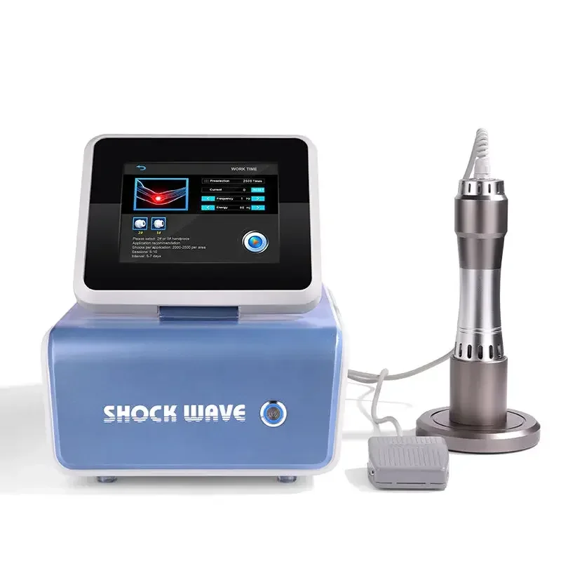 

Musculoskeletal Injury Treatment with Focused Shock Wave Pain Therapy Shockwave Machine for Rehabilitation and Musculoeskelet