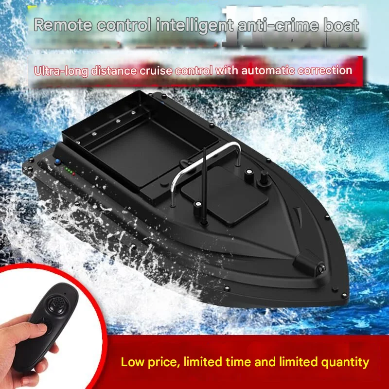 Remote Controlled Bait Boat One-handed Control One Click Cruise Large Warehouse Bait Boat