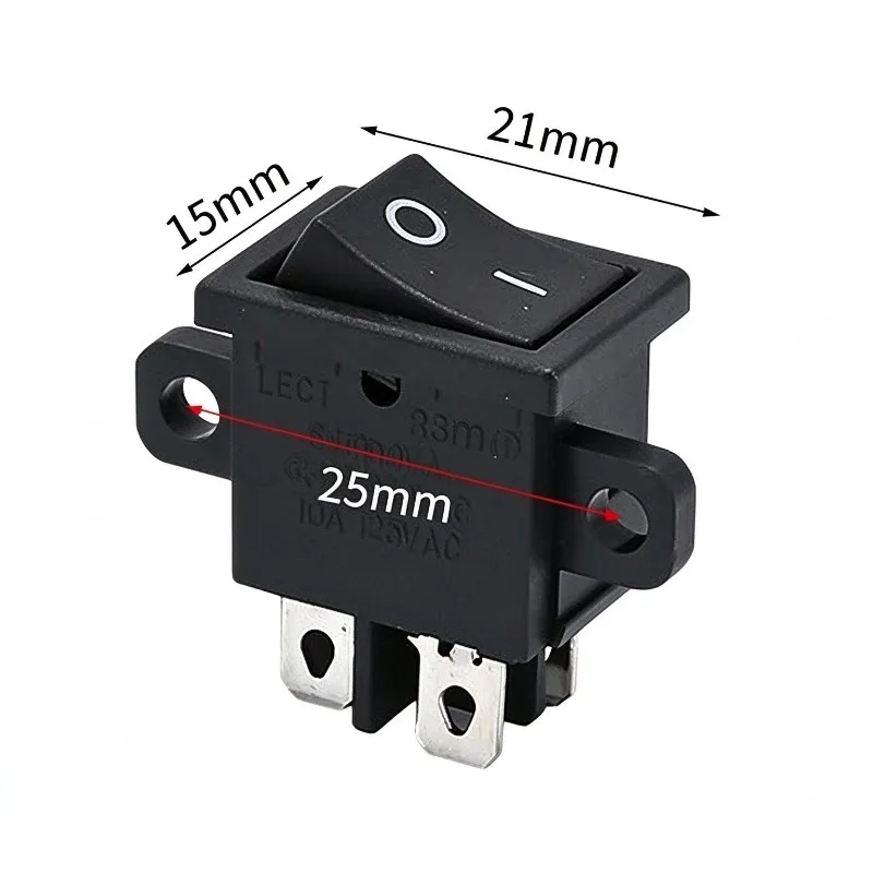 For LCD TV Power Switch Button 4 Pin RS601D KCD1 Replacement  10PCS