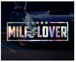 Milf lover decal sticker for car window JDM decal stickers bumper stickers windshield decal sticker.