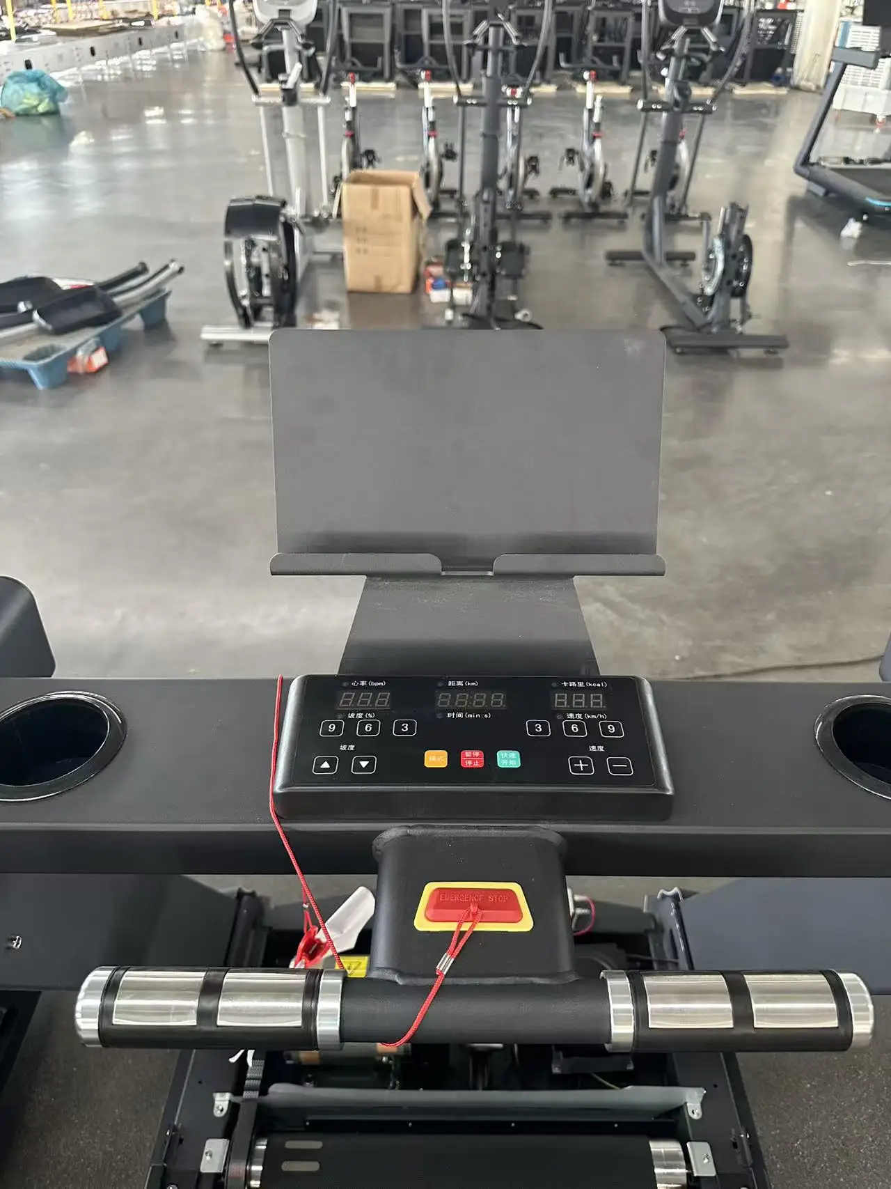 Commercial Cardio Electric Treadmill with LCD Screen Projection and Rotation Premium Aluminum Alloy High Load Capacity Equipment