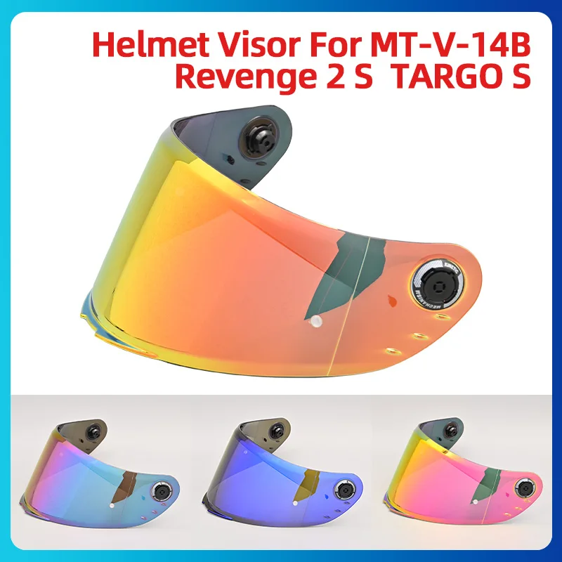 Motos Helmets visor suitable for MT-V-14B Revenge 2 S Targo S Visera Casco Moto helmet visors with UV-Protection Anti-Scratch