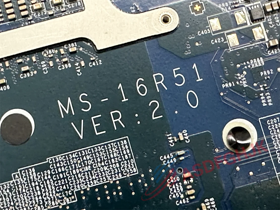 Imagem -05 - Placa-mãe do Portátil para Msi Gf63 Genuíno Ms16r51 Ver 2.0 I5-10500h e Rtx3050m Teste ok