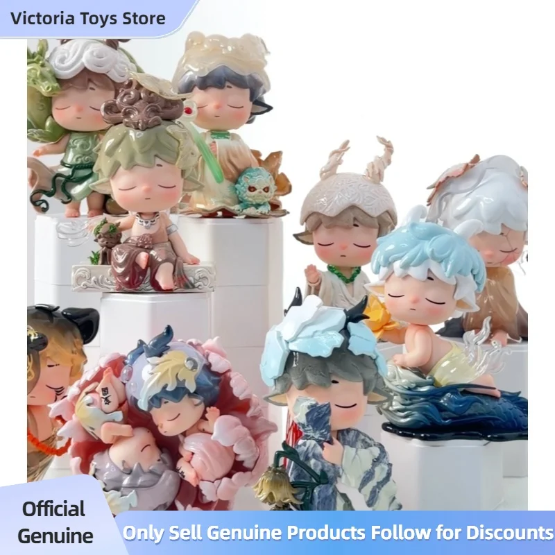 Подлинная Heyone MIMI Mountains and Rivers Echo Home Series слепая коробка в китайском стиле Guochao фигурка модная игрушка милая кукла подарок для девочек