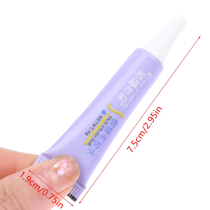 Eyelash Glue Waterproof Quick Dry Adhesive False Lash Glue With Tweezers Makeup Fake Eyelashes Extension Clear Glues Cosmetic