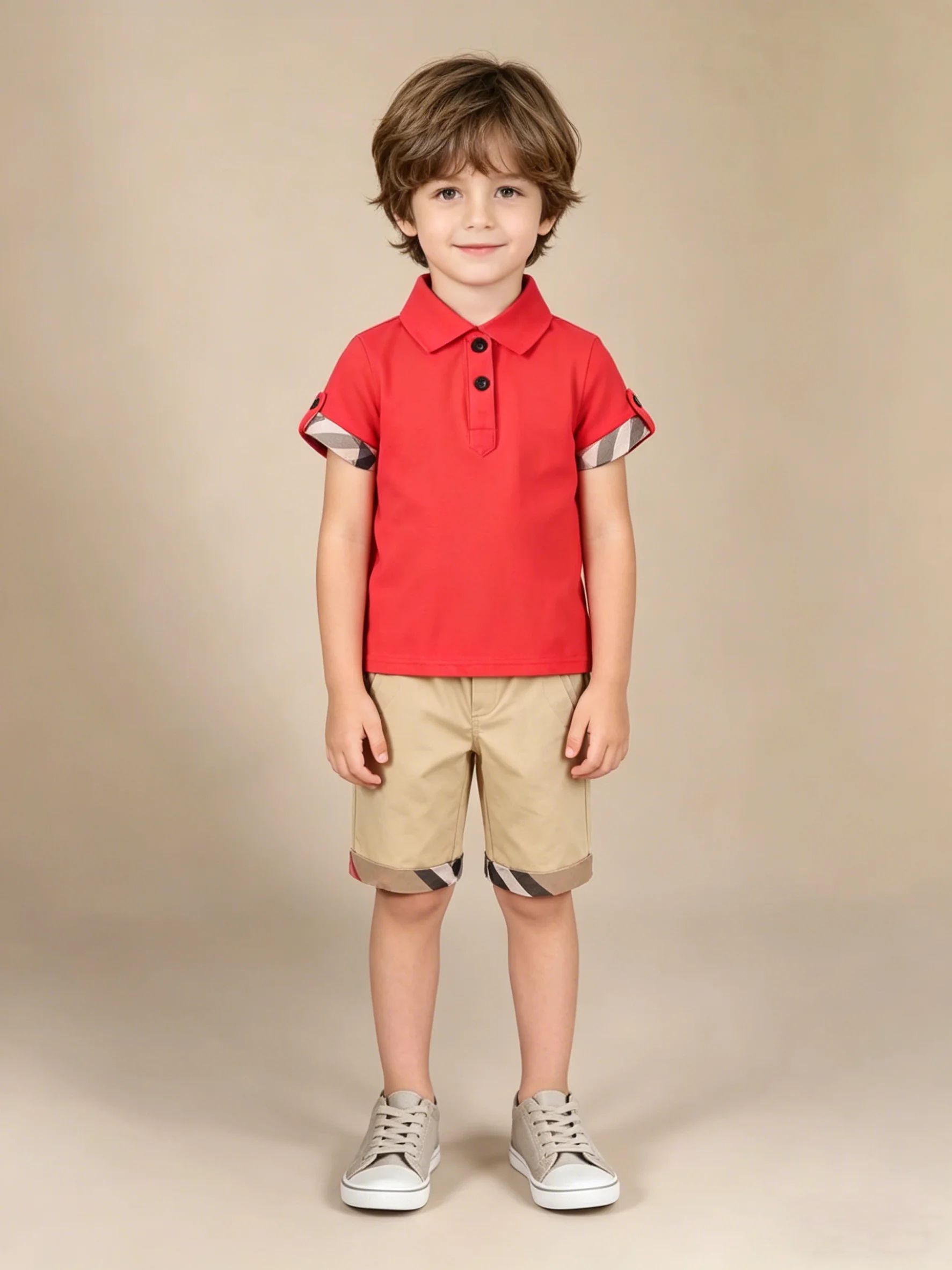 Children's Solid Color Shark Striped  Quick-drying Shorts Boys Leisure Aports Running Pants Holiday Beach Hot Pants Student