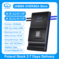 JKBMS 8S 10S 12S 13S 14S 16S 17S 20S 24S Smart BMS with BT RS485 1A 2A 150A Active Balance BMS for LiFePo4 Li-ion Lto Battery