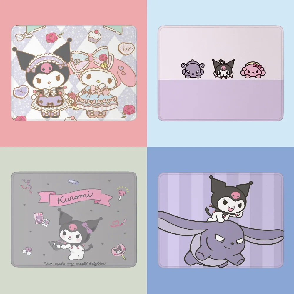 Kuromi-Tapis de souris magique en caoutchouc Kawaii, tapis de jeu mignon, tapis de table, accessoires PC, Sanurgente, Deskvirus