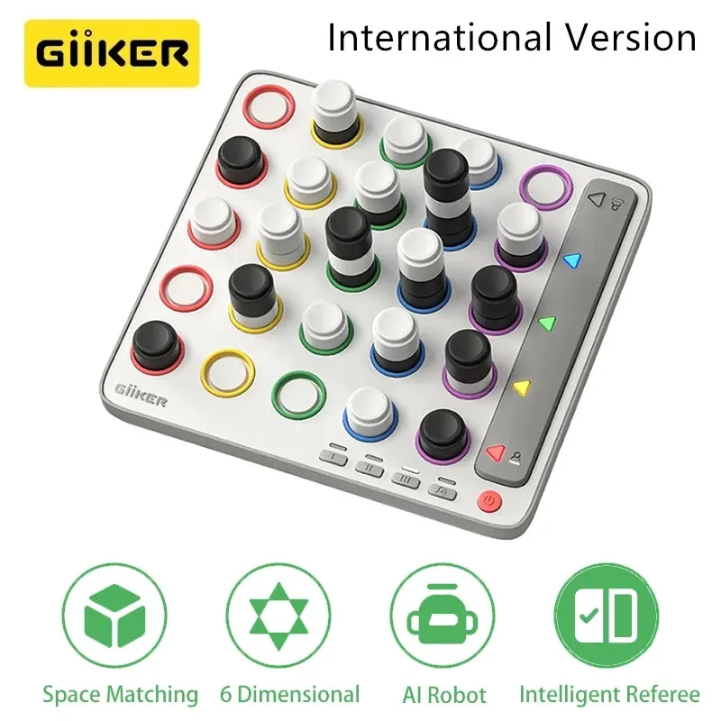 Giiker Smart Four Connected 5x5x5 3D Four in A Row Board Game with Intelligent AI Space Creative Interactive Toys For Kids Gifts