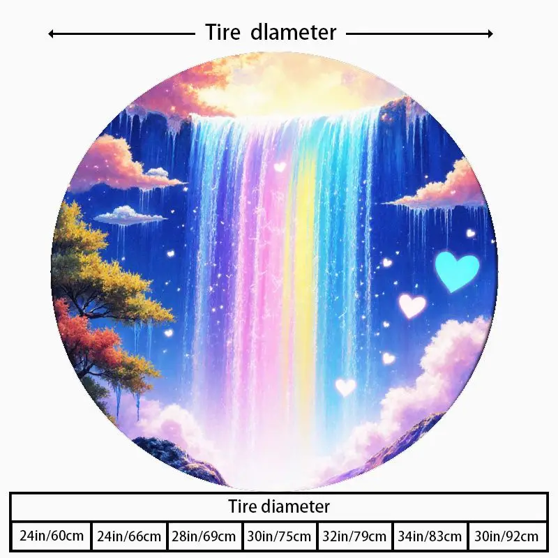 Un colorido vehículo todoterreno en un entorno de ensueño: una mezcla perfecta de magnífico arte natural y atmosférico, ideal para decorar