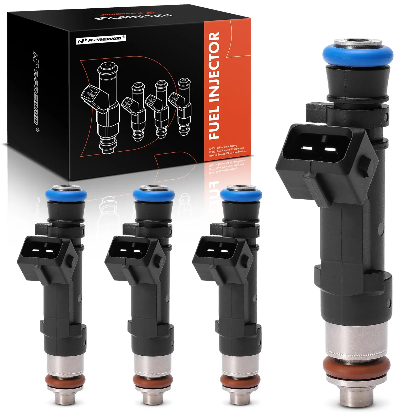 A-Premium 4Pcs Fuel Injector for Chevrolet Volt 2011-2015 Cadillac ELR 2014-2016