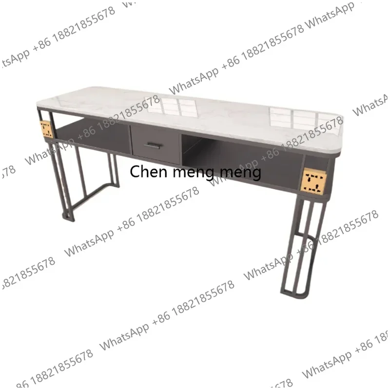 Supplies Marble Nail Desk Organizer Designer Nail Desk Cosmetic Station Mesa Individual Scrivania Per Unghie Unique Furniture