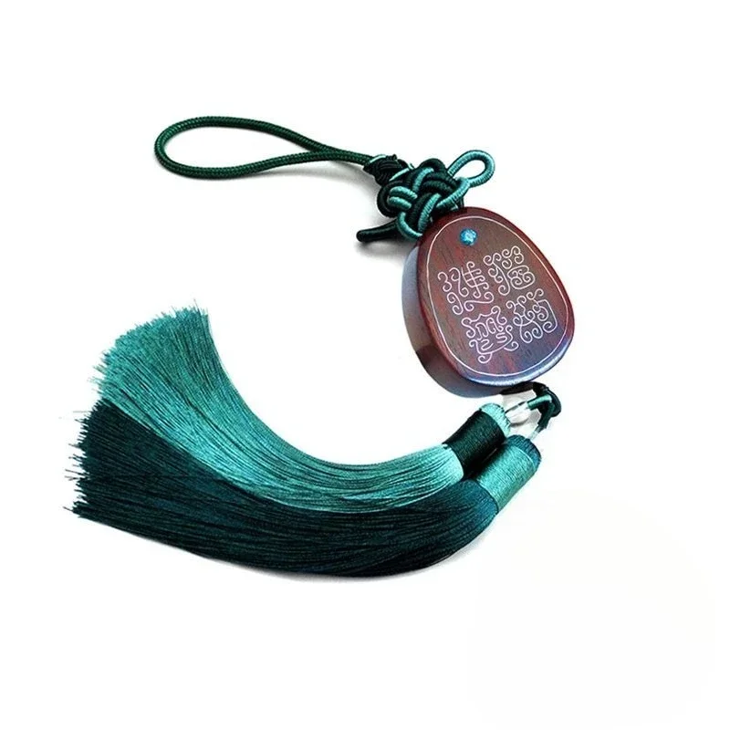 Chao Li Wan Zhen and Qian Li Bafang hand-carved lobular red sandalwood pendant