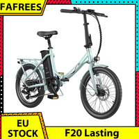 Fafrees F20 Lasting Electric Bike 250W Motor 36V 18.2Ah Battery 20*1.95 inch Tires City E-Bike 25km/h Max Speed 160km Max Range