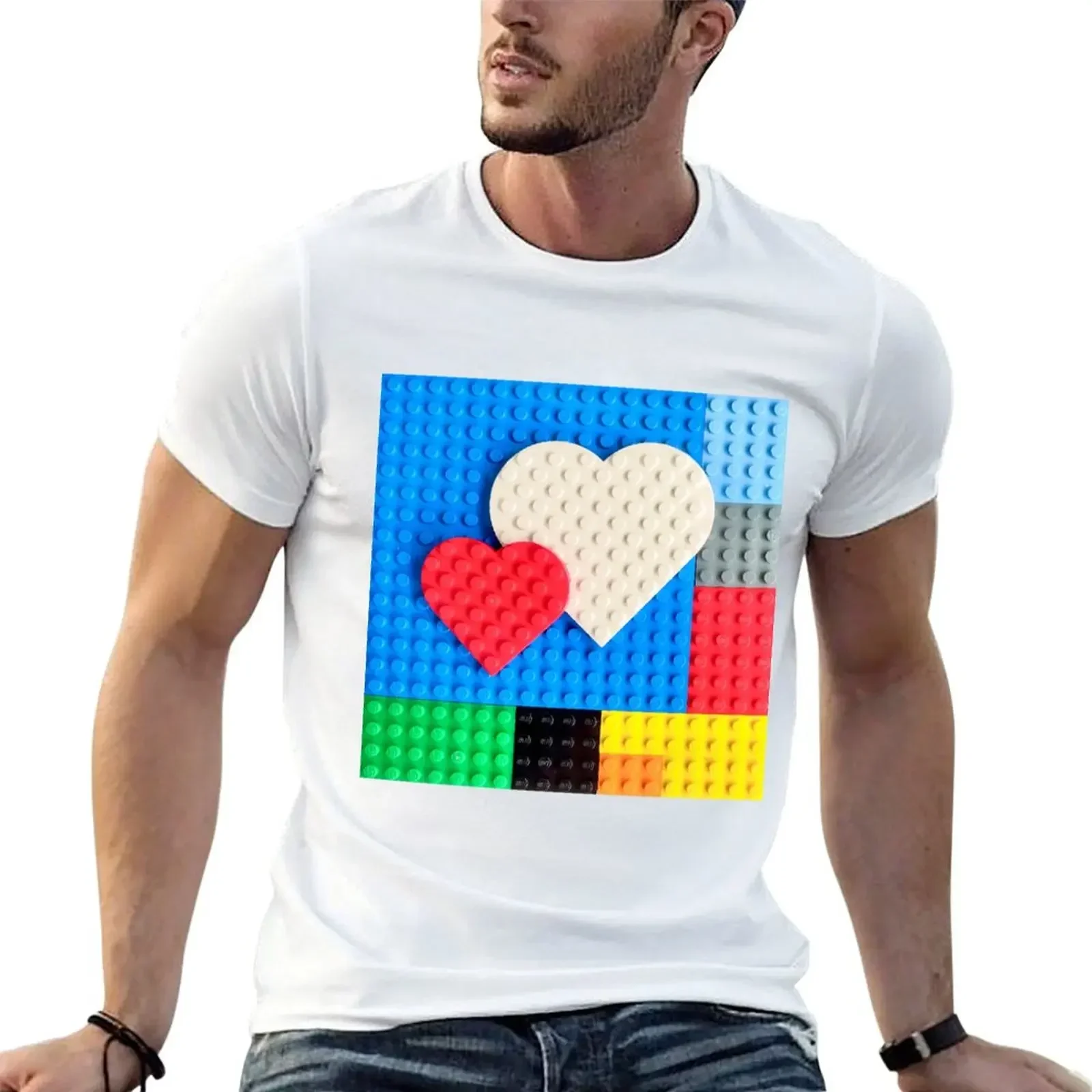 

Heart Plates T-shirt boys whites shirts graphic tees t shirt men