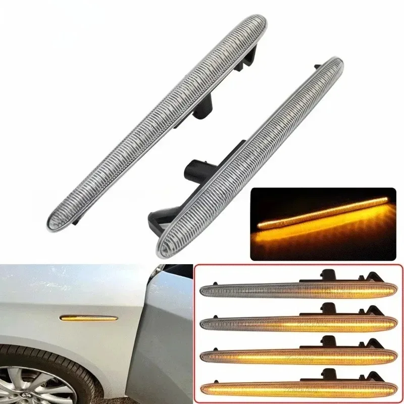 

For Alfa Romeo 940 Veloce 2010-2021 Sprint 2010-2016 LED Dynamic Turn Signal Light Side Marker Arrow Blinker Lamps