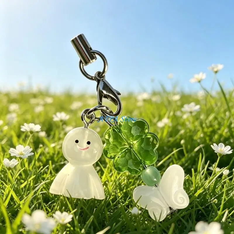 U13C Resin Keychain Charm for Bag and Phone Charm Styling, Daily Accent