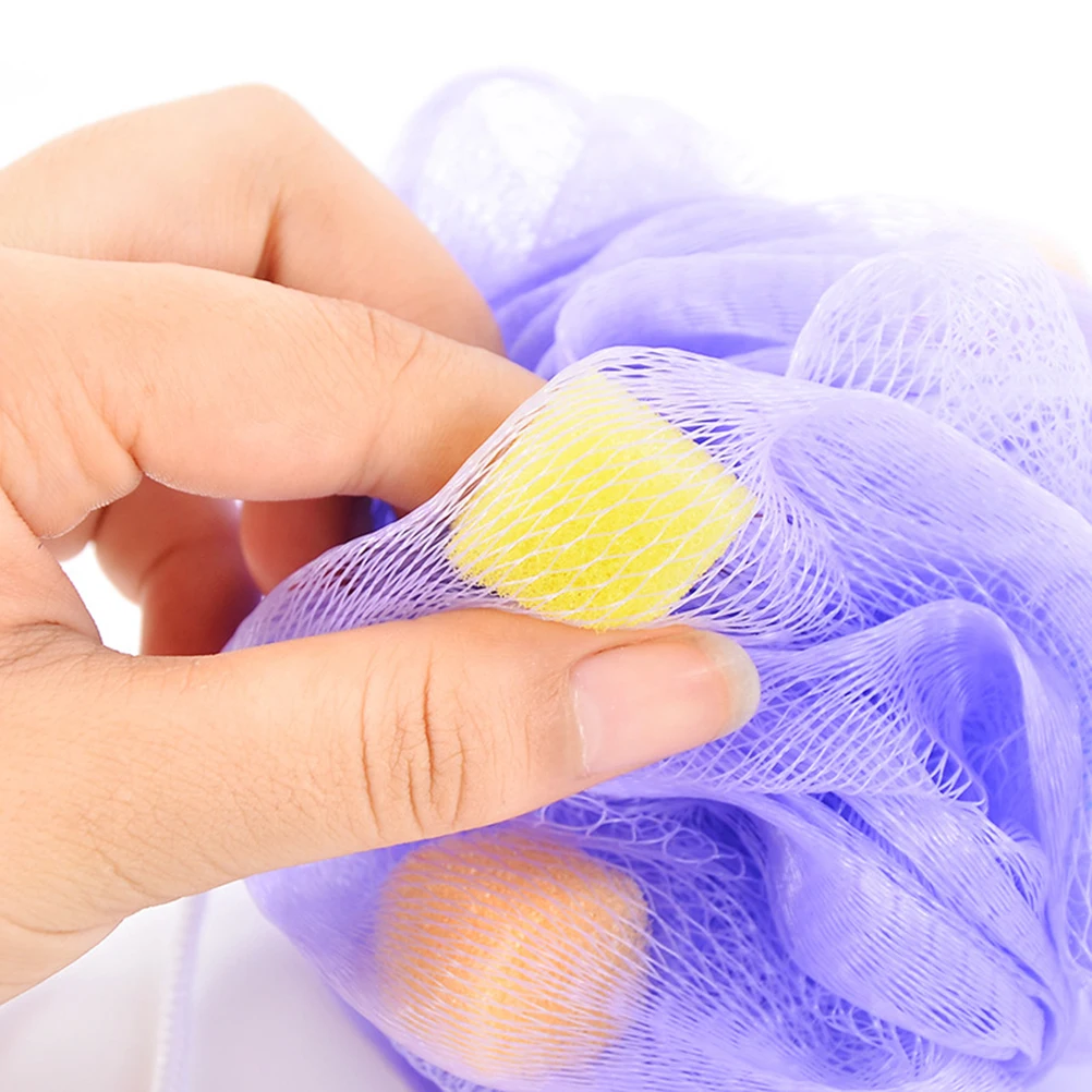 

10pcs 1 Nets Bath Mesh Nets Body Bath Ball Scrubber Exfoliating Shower Sponge Bathroom Shower Ball Accessories