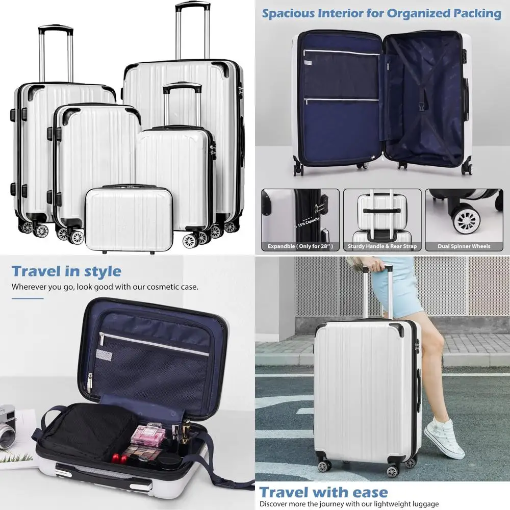 

расширяемая твердая спиннерная поклажа с просторным хранилищем