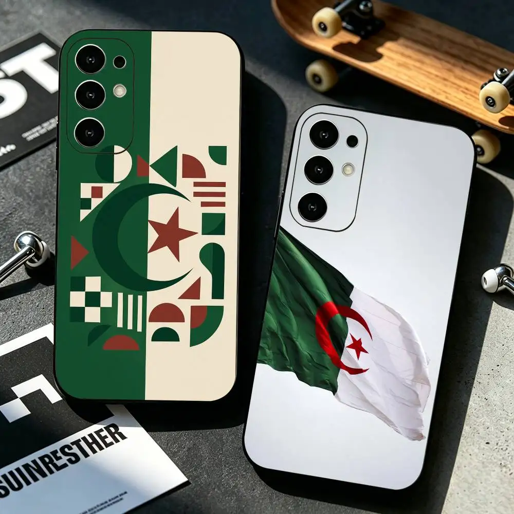 Algeria-a Flag Hot Phone Case Black Silicone Soft For Samsung S25,S24,S21,S22,S23,S30,Ultra,S20,Plus,Fe,Lite