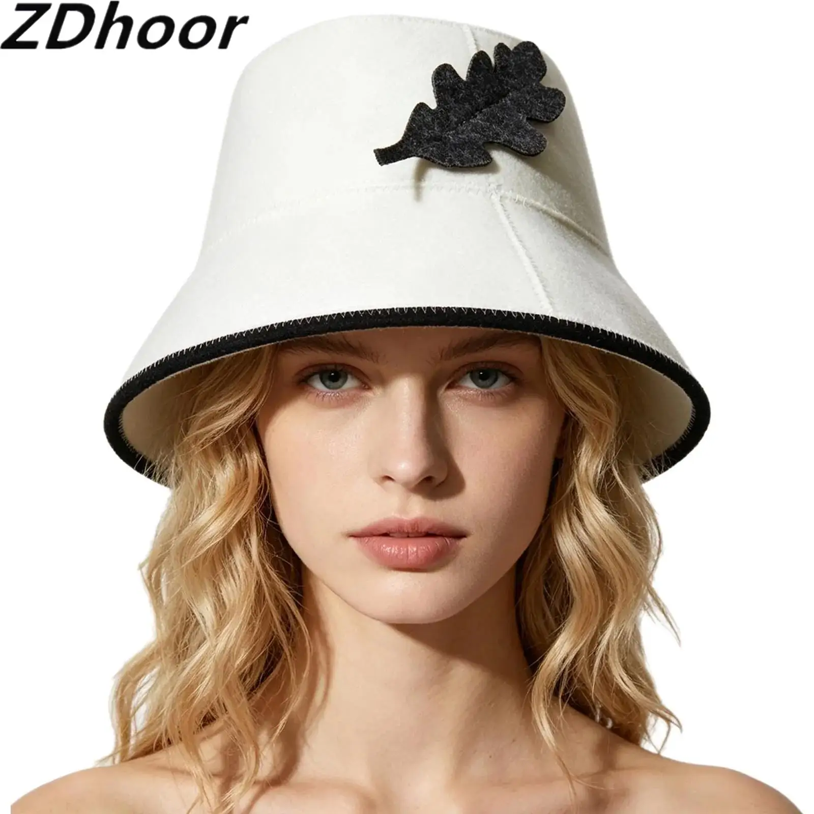 Adult Men Women Water-absorbing Heat-resistant Felt Fisherman Hat for Sauna Steam Room Spa Casual Daily Life