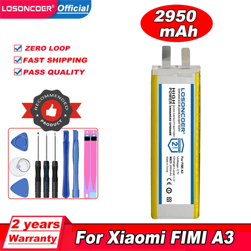 LOSONCOER 2950mAh Bateria do Xiaomi FIMI A3 – Ocena i Porównanie