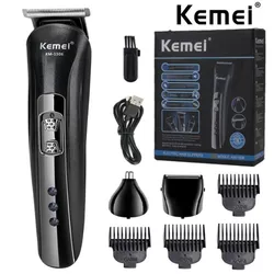 Kemei KM-1506 Multifunctional USB Hair Clipper Rechargeable Electric Hair Clipper Electric Shaver Beard Shaver Hair Clipper Keme