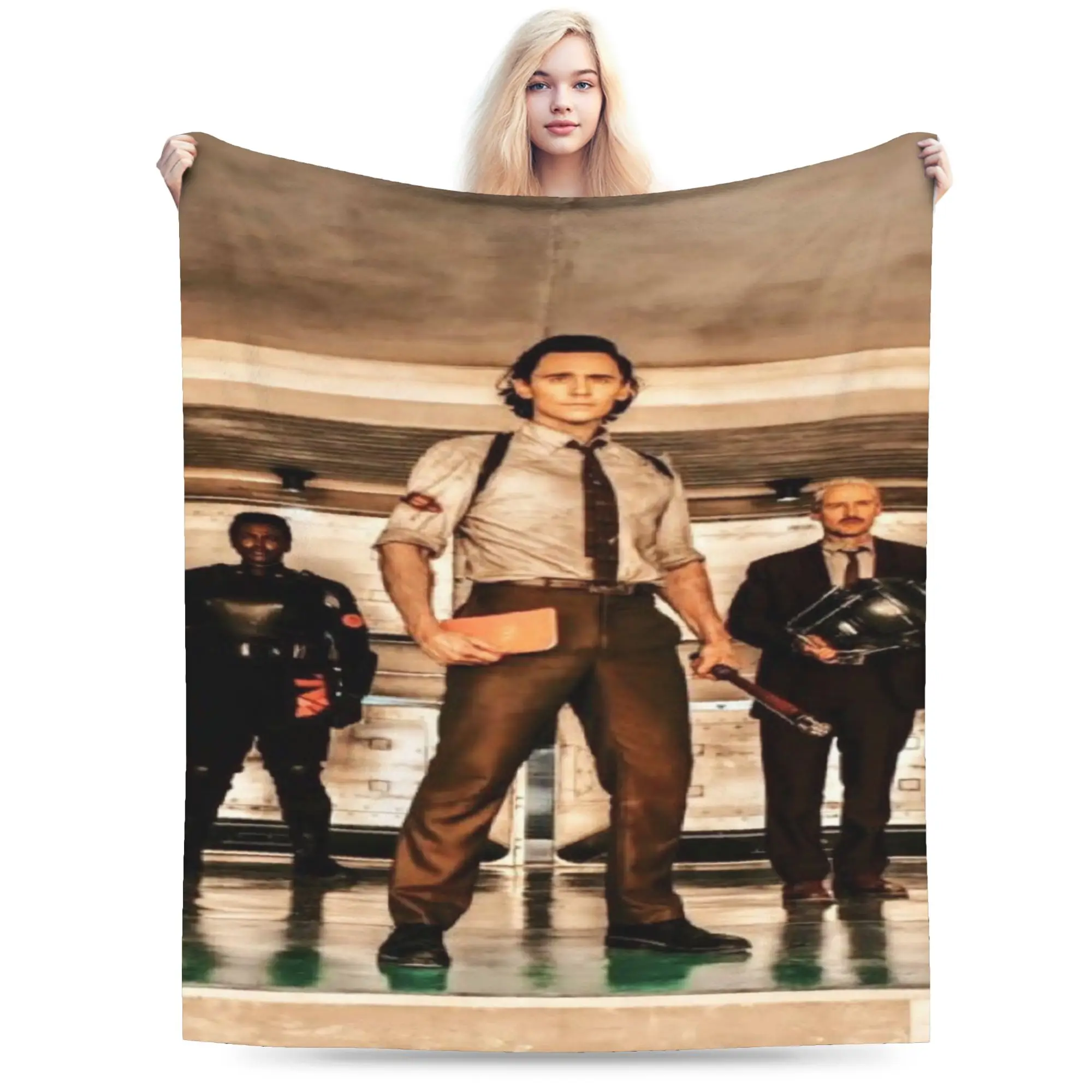 Y2K Tom Hiddleston  Blankets Lightweight Thin Fleece  Comfortable Throw Blanket Machine Washable