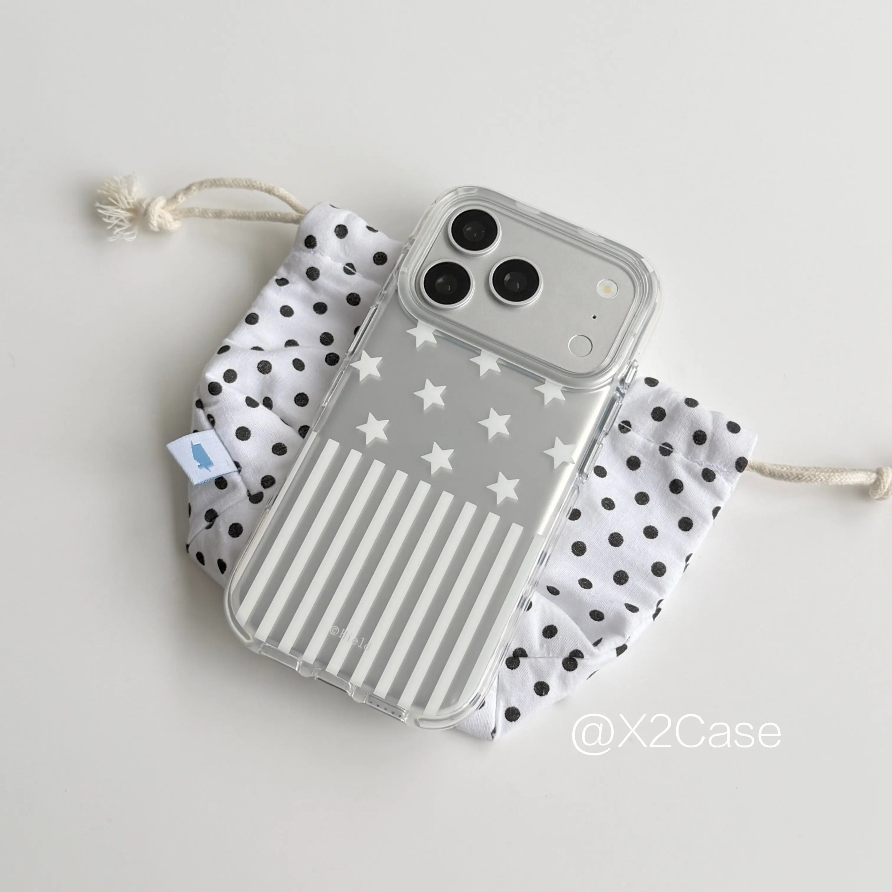 Korean Ins Niche Silver White  - Y2K Phone Accessories ulasan dan harga