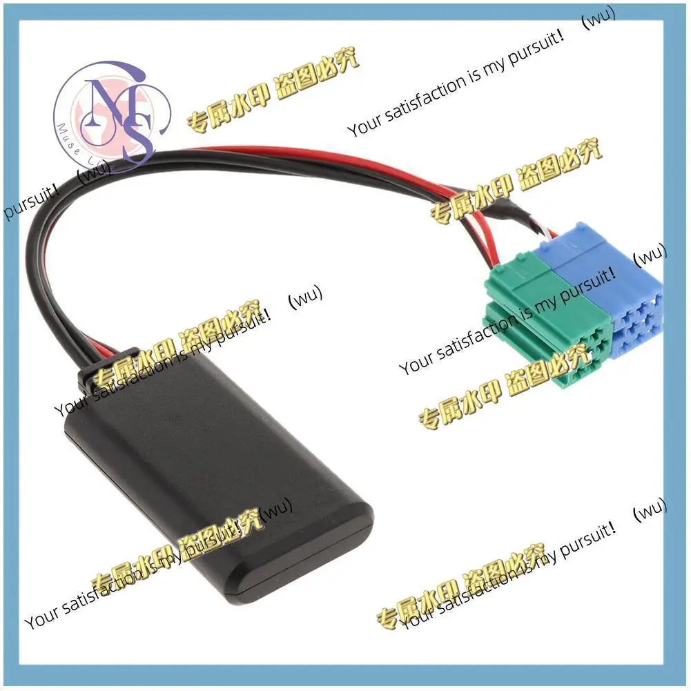 2pc Car Bluetooth Module AUX Audio Radio Stereo MP3 Media Interface Adapter Cable Input Fit for Porsche Becker CD Host 2000-2008