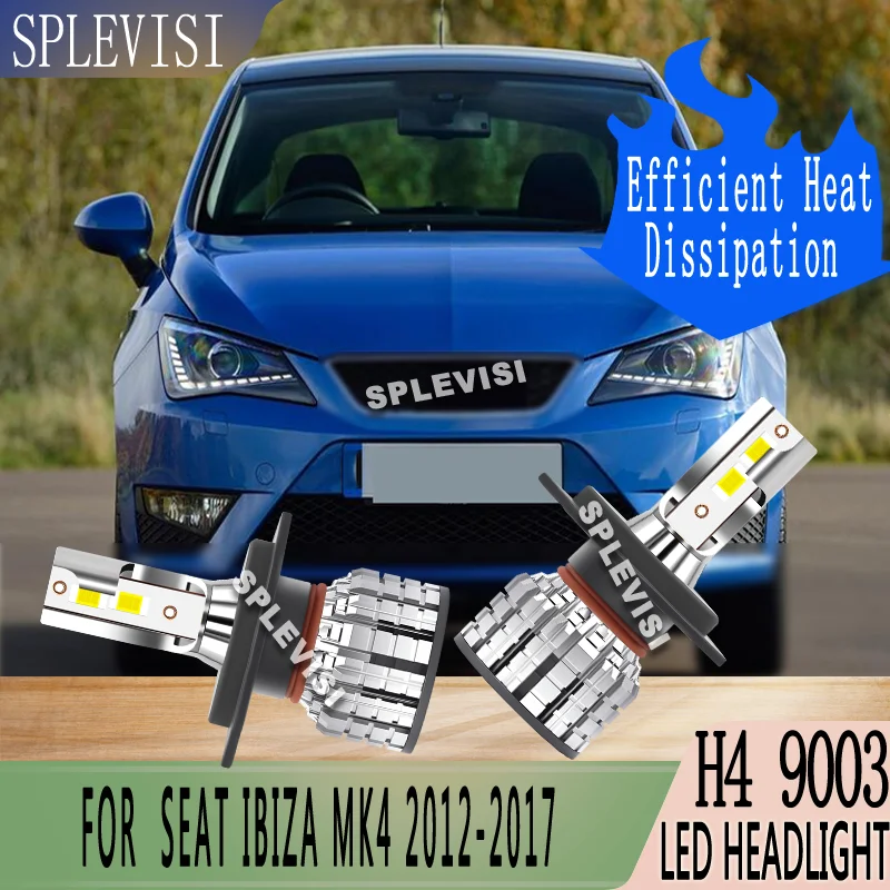 

Unmatched Night Driving Safety Efficient Heat Dissipation Headlight Bulbs LED FOR Seat Ibiza MK4 2012 2013 2014 2015 2016 2017