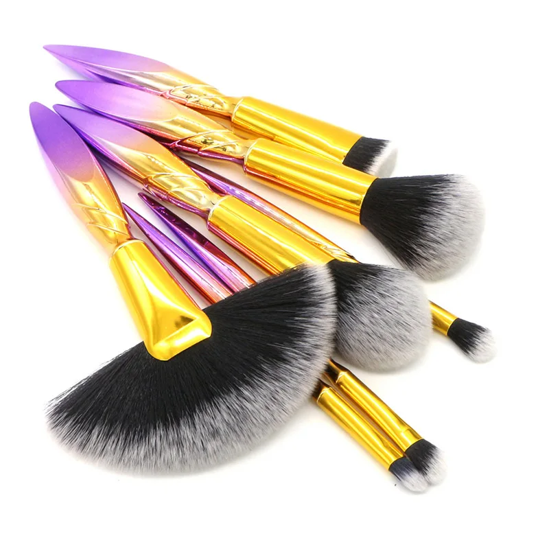 7-in-1-Geschenk für Frauen und Mädchen, professionelles Kosmetik-Make-up-Pinsel-Set, Werkzeug, inklusive Lidschatten, hohes Licht, Rouge, Reparatur, Foundation-Pinsel