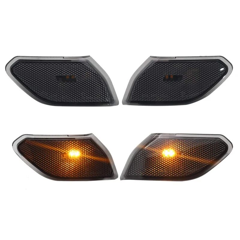 1 par dianteiro paralama led lado marcador luz roda sobrancelha luz para jeep wrangler jl 2018-2022