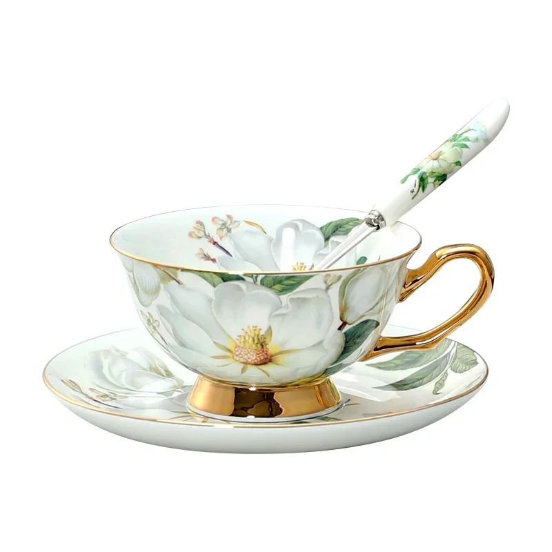 

Ceramic cup coffee cup set creative and simple bone china coffee cup 6-piece gift box