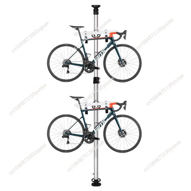 

Bicycle heaven and earth column display rack wall hanger