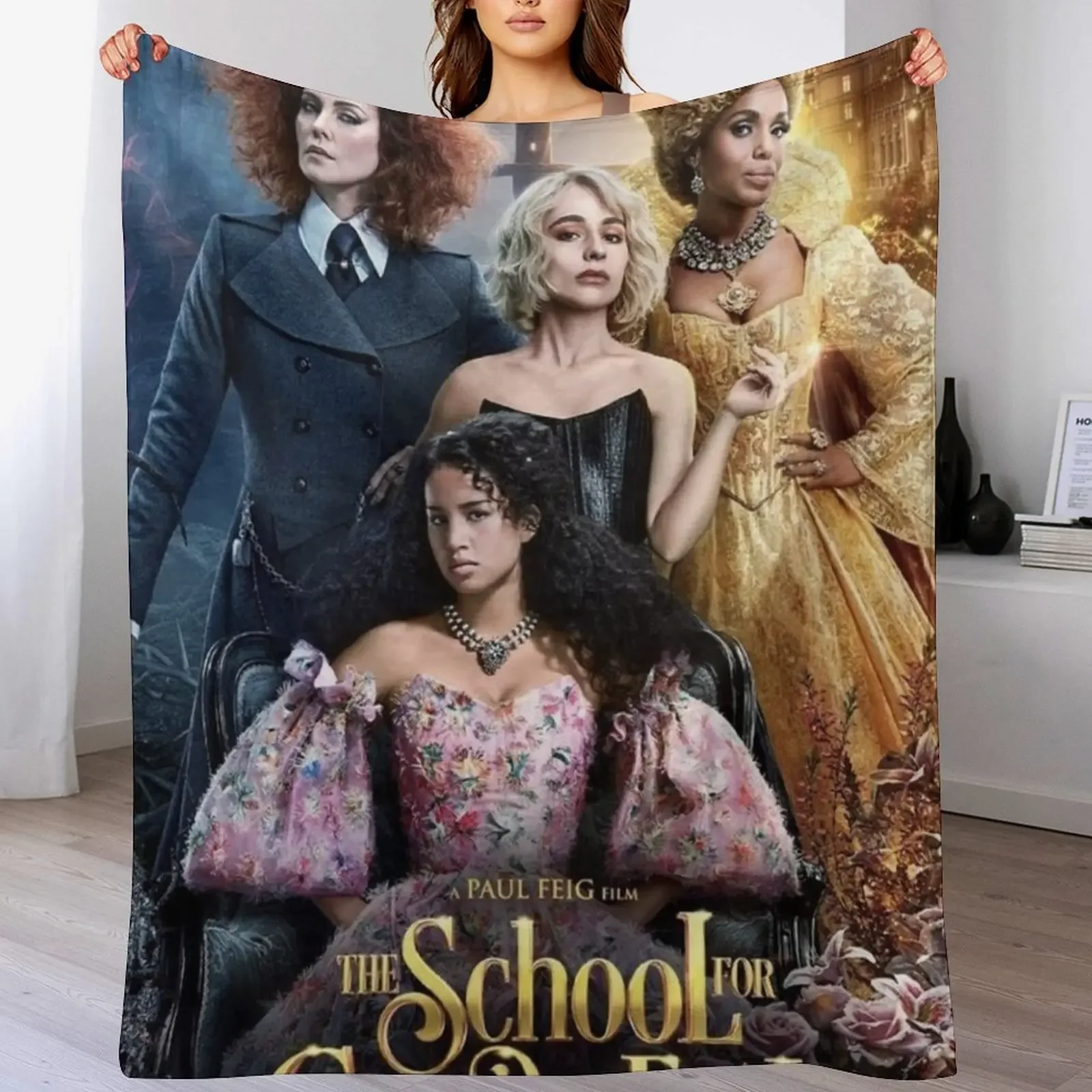 

The School for Good and Evil Throw Blanket Bed covers Decorative Throw blankets and throws Blankets For Sofas Blankets