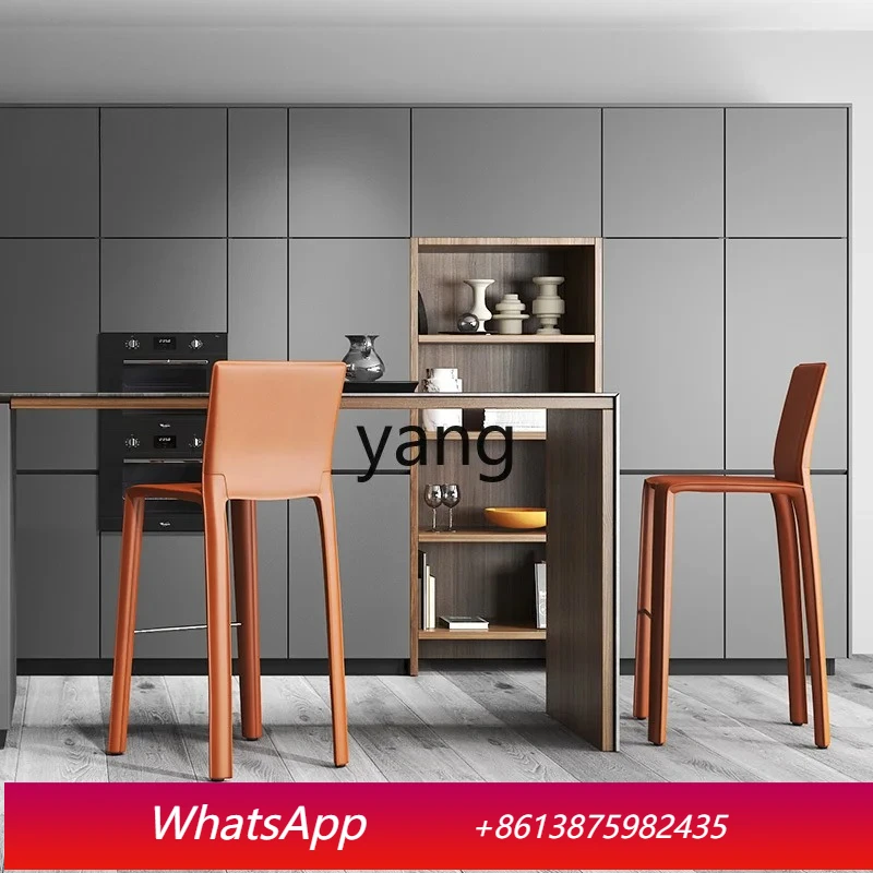 

LT simple dining bar chair bar extreme backrest high chair high foot