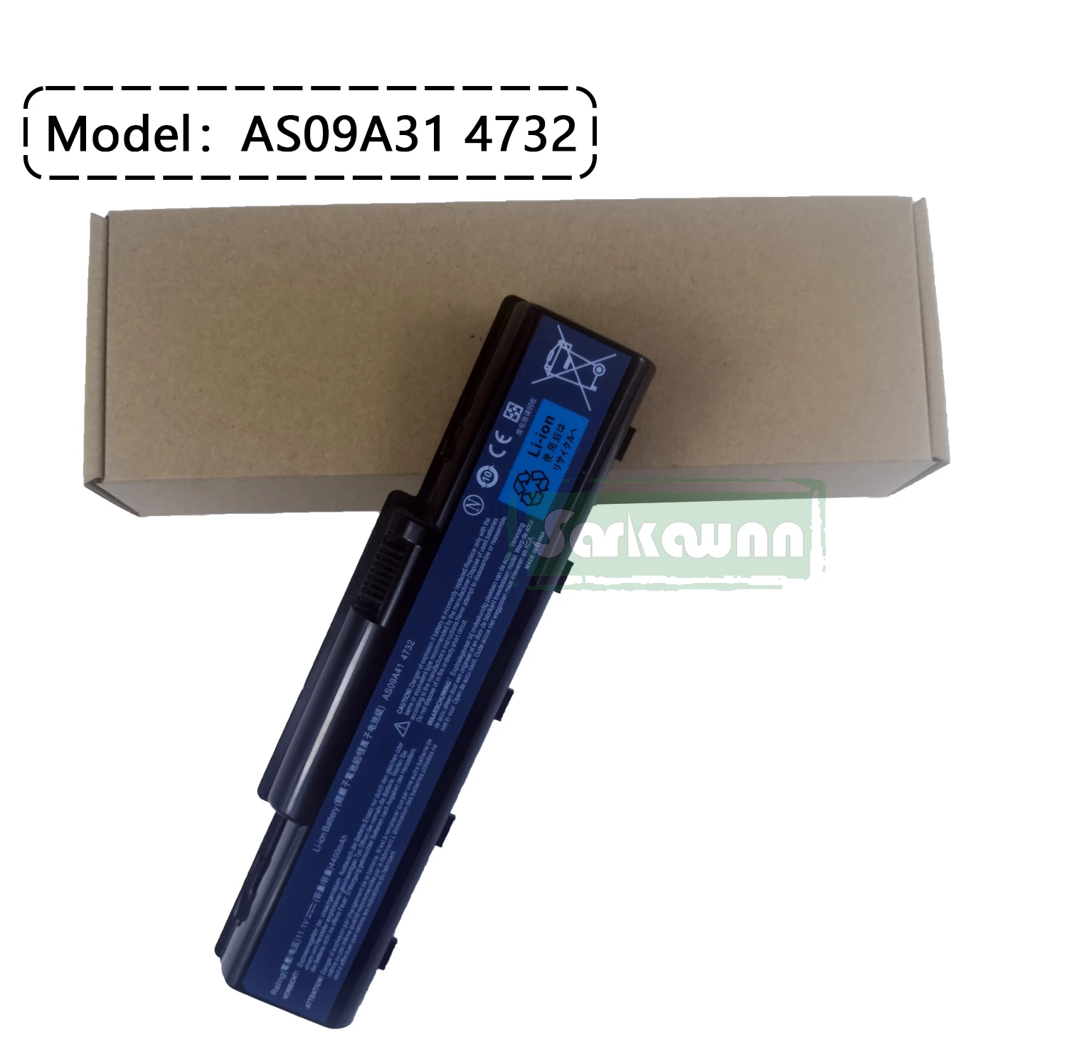 SARKAWNN 6CELLS 4732 LAPTOP Batterie Für ACER 5517/4332/4732Z/5332/5334/5516/5517/5532 EMACHINES E430 E525 E527 E625