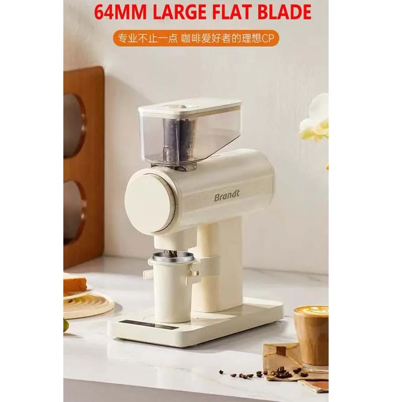 브랜트 M600P 전동 커피 원두 분쇄기 이탈리아산 자동 커피 원두 분쇄기 64mm 커터 헤드 220V