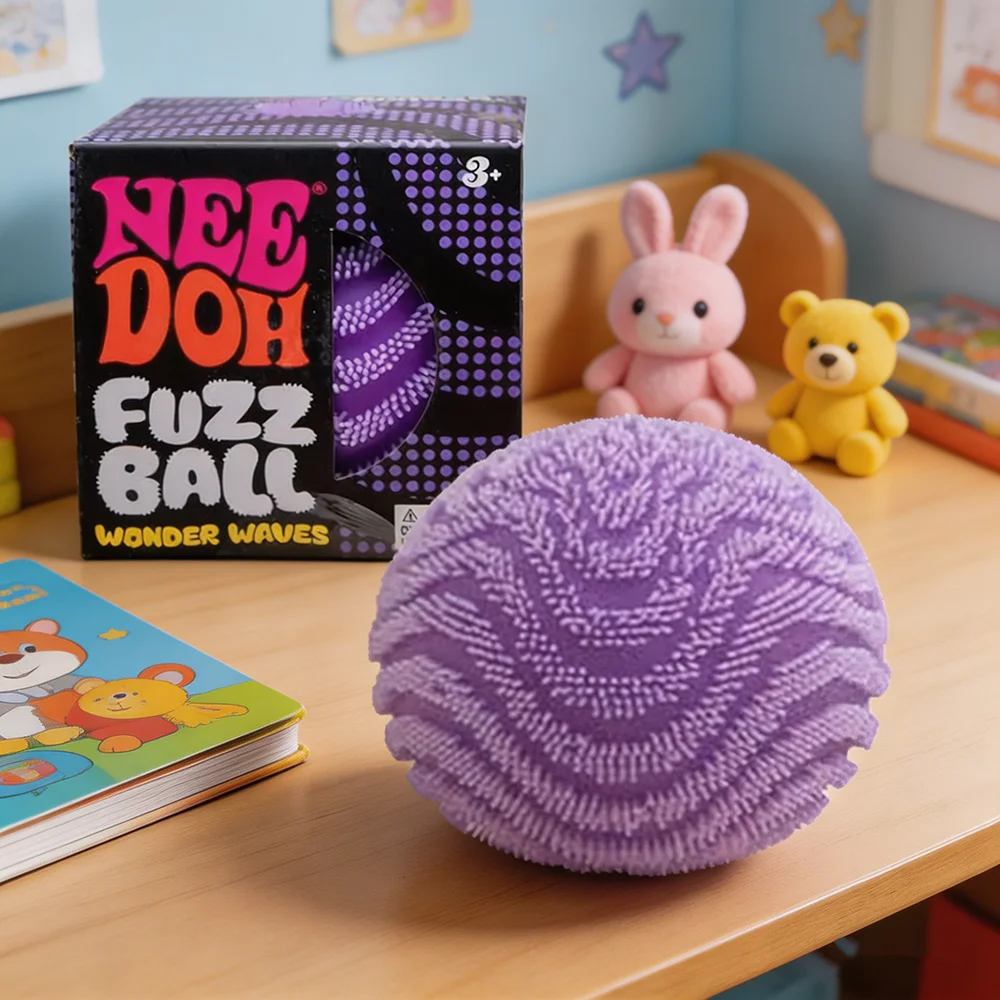 

Nee Doh Fuzz Ball Series Desktop decompress Ornament Stress Relief Toys blind box for Under Pressure Fun Soft Stress Ball gifts