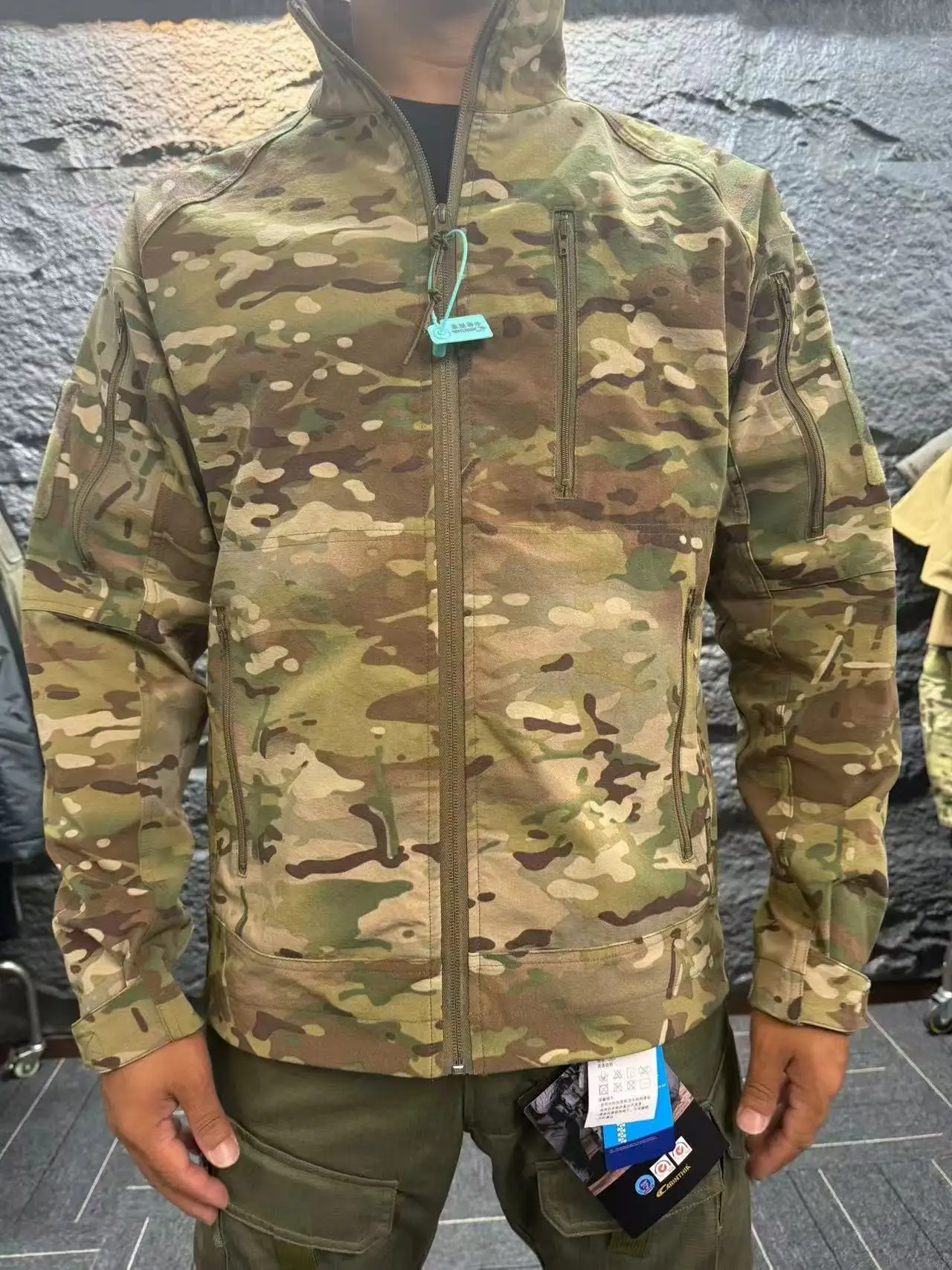 كارين سيا ISG4.0 جير بايونير الاعتداء التجفيف السريع سترة ناعمة قشر البرتقال مطاطا الرجال ملابس نشطة في الهواء الطلق #1