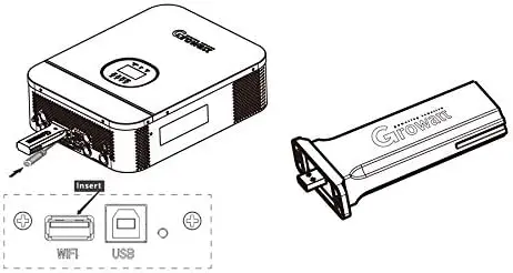 Inversor Solar Off-Grid, Módulo WiFi, Controlador de Carga Solar, MPPT, Embutido 80A, 24V, 48V, 110V, 220V