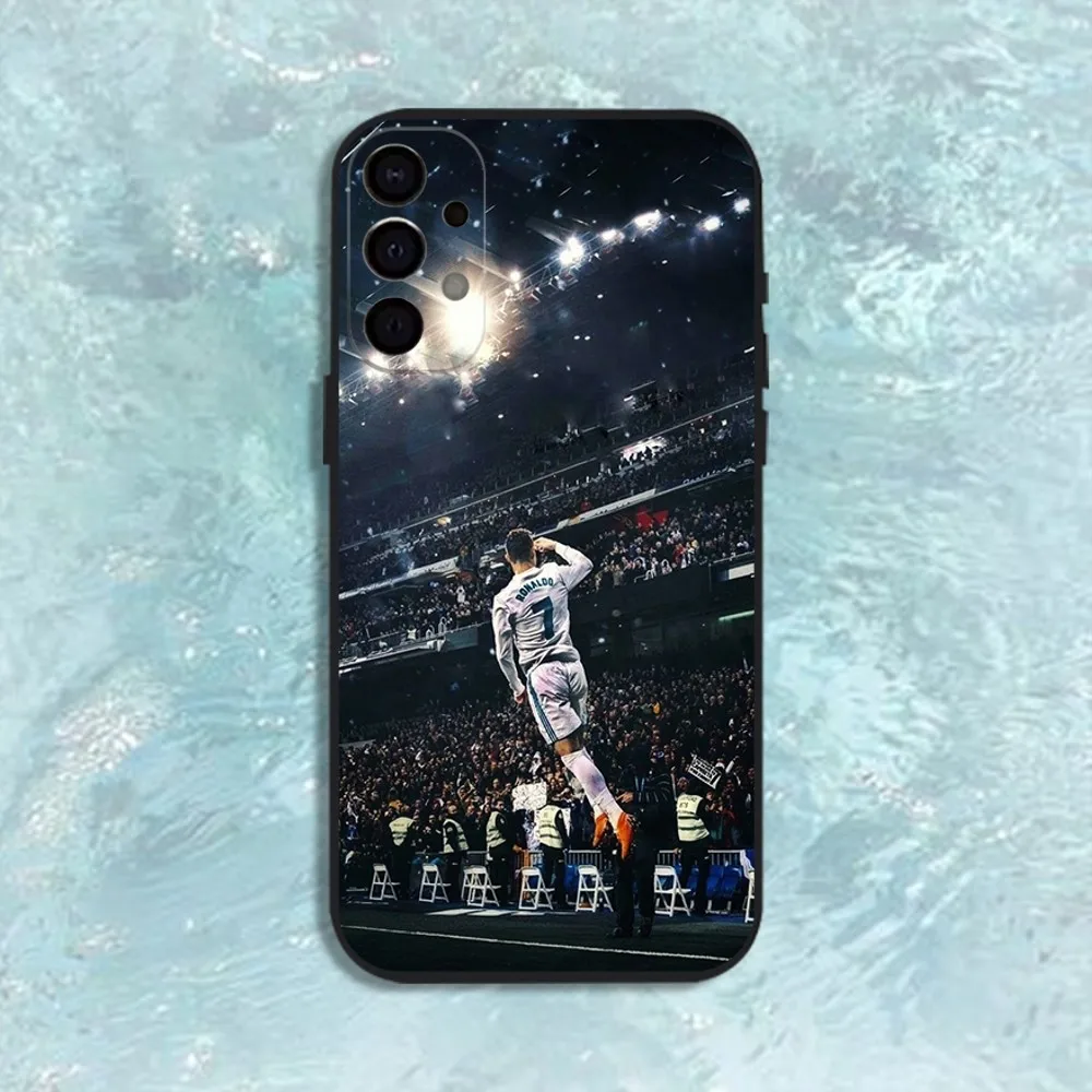 Чехол для телефона CR7 Football Star R-Ronaldo-ES для Samsung S25, S24, S21, S22, S23, S30, Ultra, S20, Plus, Fe, Lite, Note, 10,9,5G, черный чехол