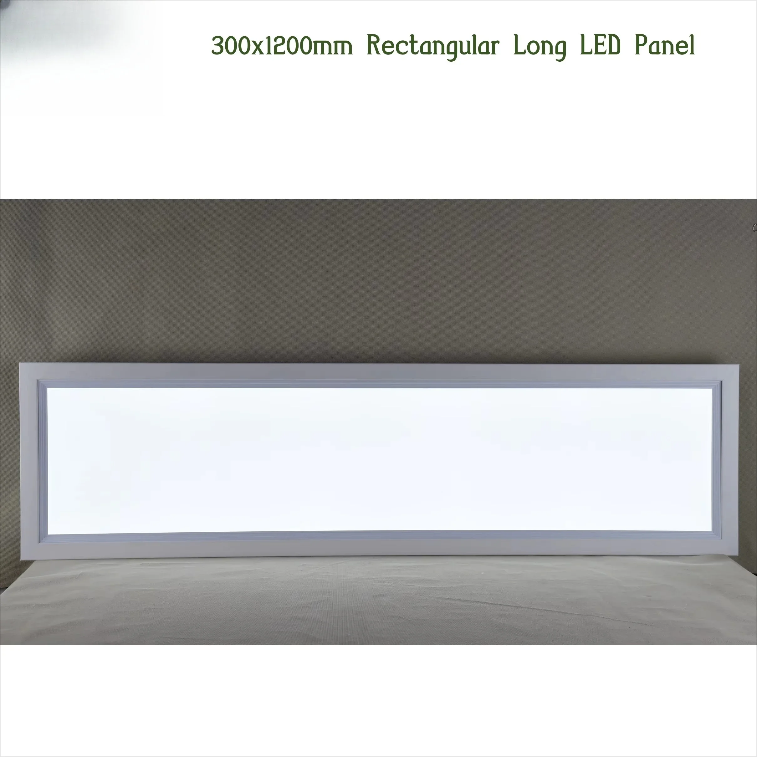 Shaftless Roof Skylight Windows Solar Panel AC DC Adapter Dual Power 300x1200mm Ceiling Recessed Mount Rectangular Eco LED Light