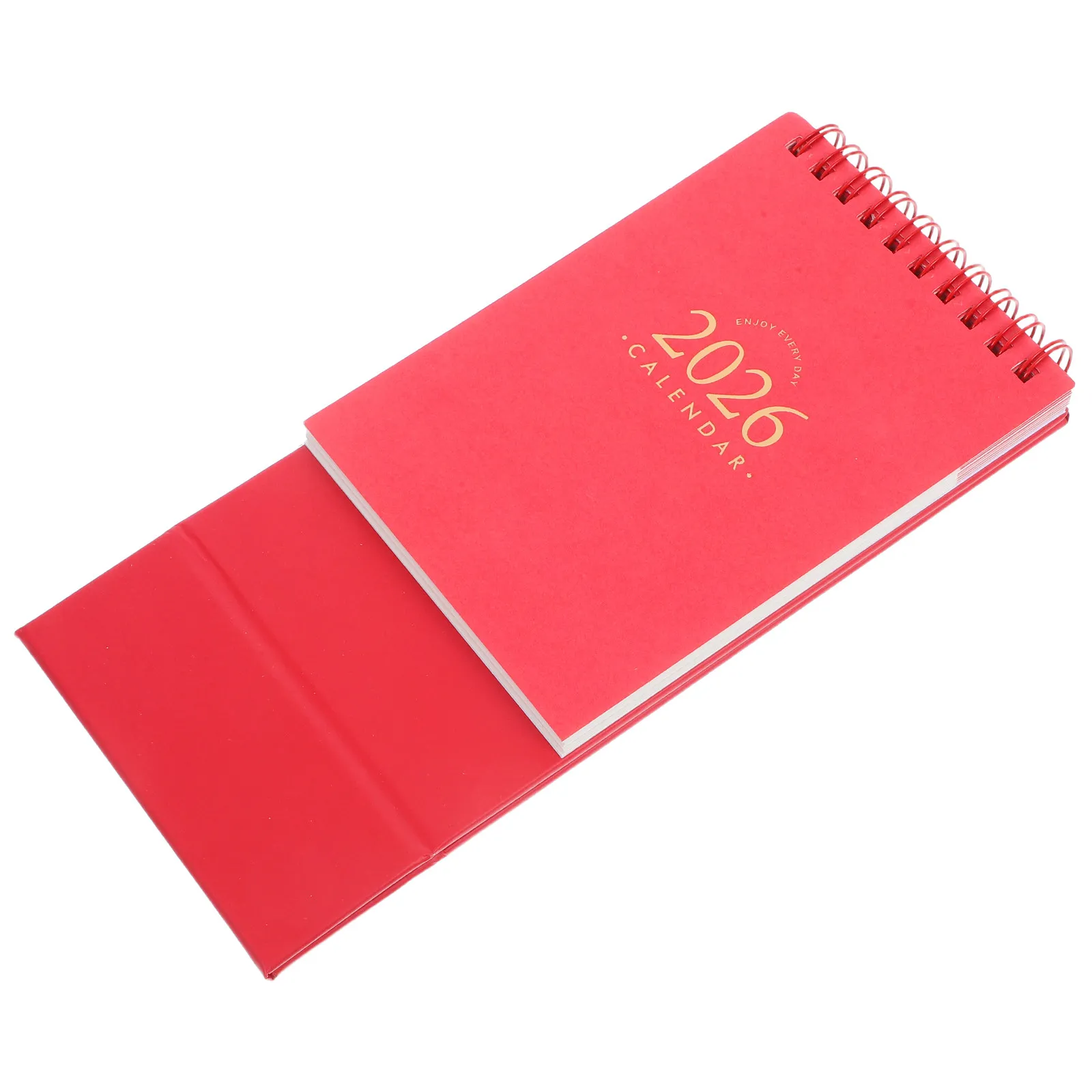 

2025. 2026.12 Small Minimalist Desk Calendar Twin Wire Binding Monthly Planner Standing Flip Office Home Mini Desk Calendar