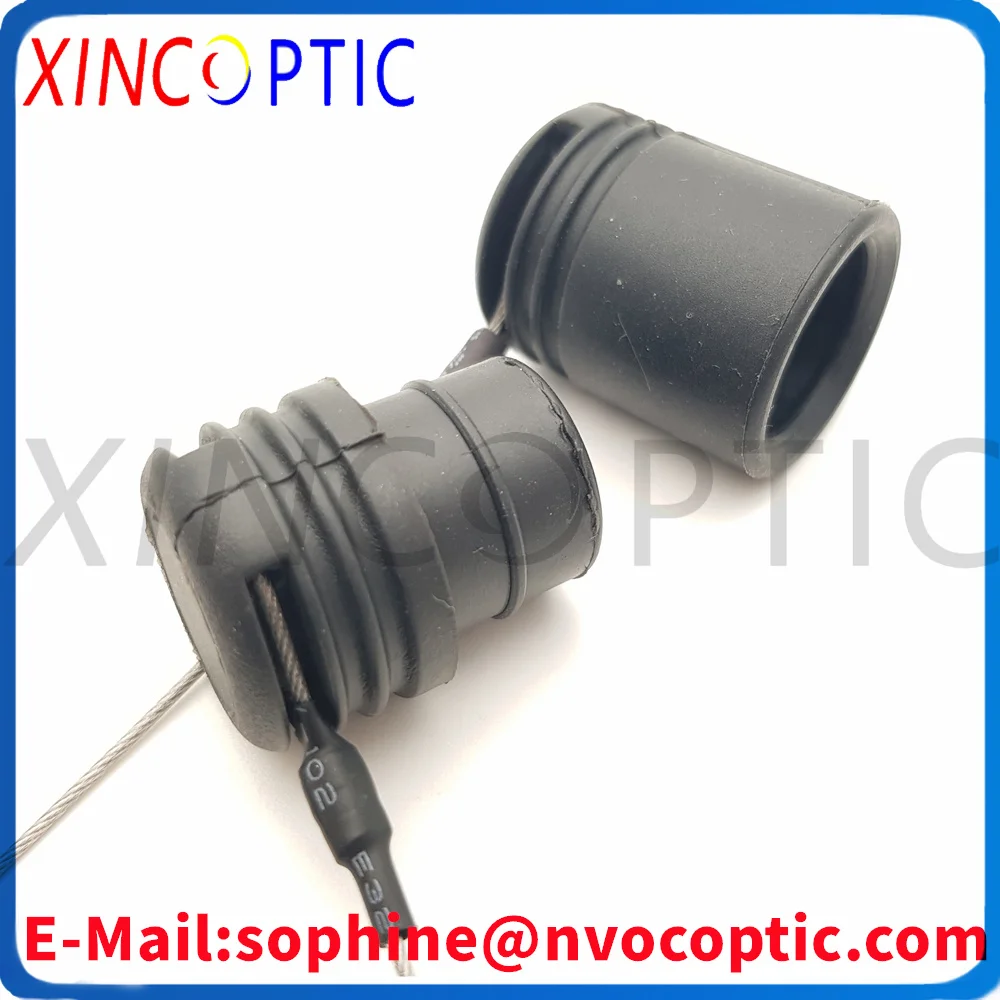 FUW ذكر و PUW غطاء غبار للإناث SMPTE LE MO الهجين الألياف البصرية التصحيح الحبل في الهواء الطلق الحاجز محول موصل