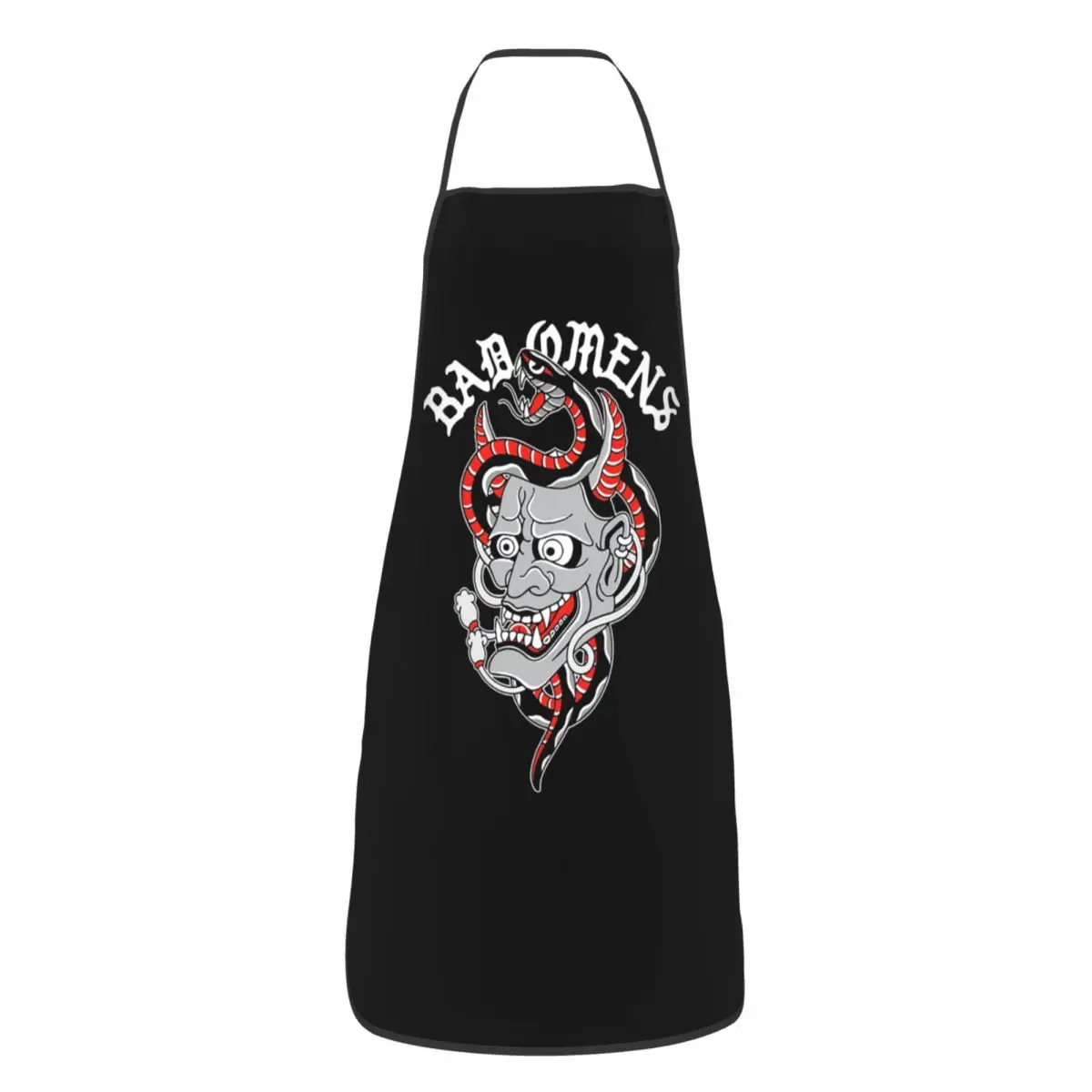Custom Bib B-Bads Brand O-Omenes Art Logo Poster Aprons for Unisex Adult Chef Cooking Kitchen Classical Tablier Cuisine Baking