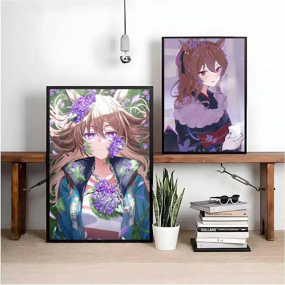 Nakayama Festa Uma Musume Poster Art Sticky Wall Waterproof Home Living Room Bedroom Bar Aesthetic Decoration