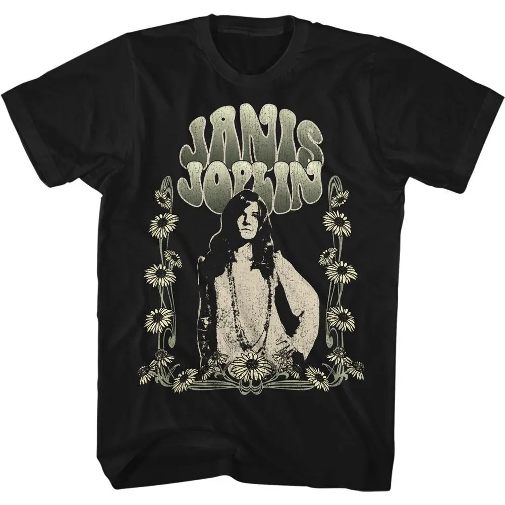 Janis Joplin Art Nouveau Sunflowers Music Shirt