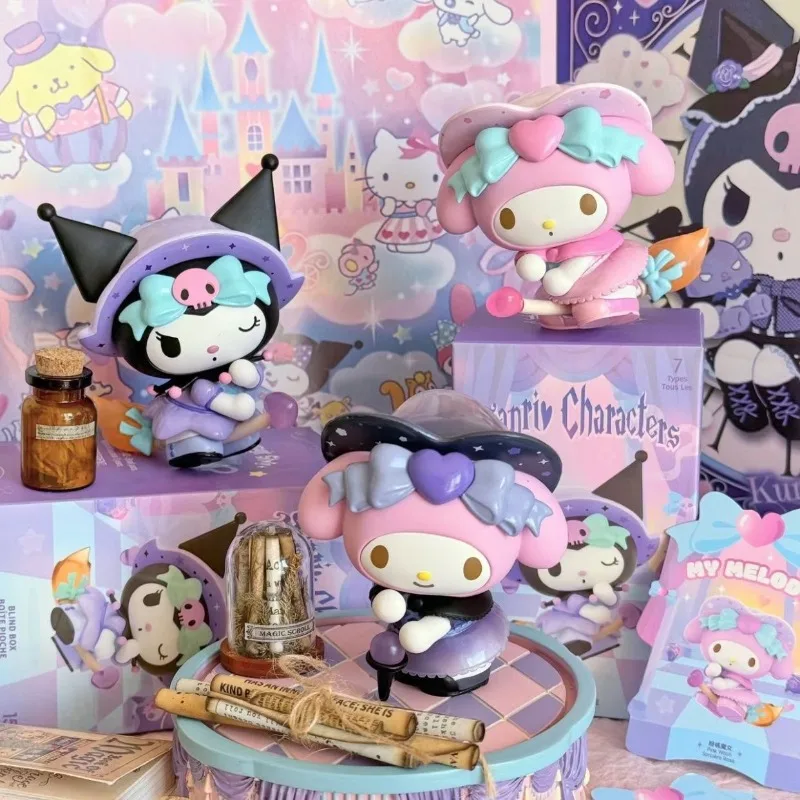 1 Uds. Kawaii Pochacco Cinnamoroll Anime Sanrio adorno mágico de escritorio lindo My Melody juguetes de dibujos animados para niños regalos para niños